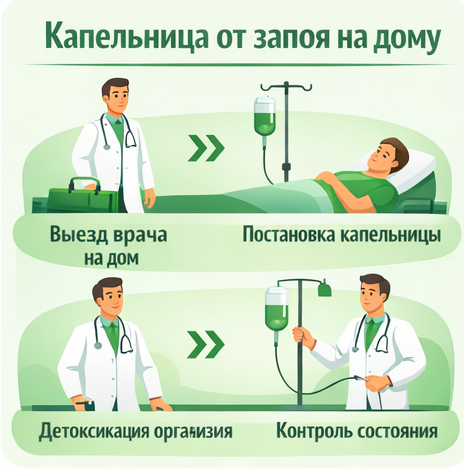 капельница от запоя в Кондрово в клинике Санати
